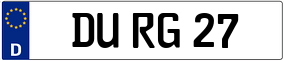 Truck License Plate